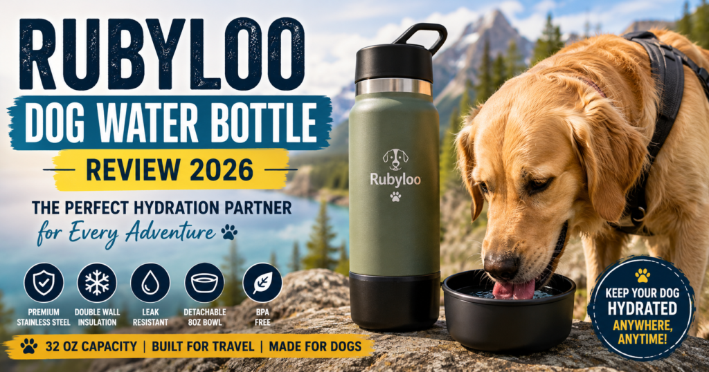 Rubyloo Dog Water Bottle Review